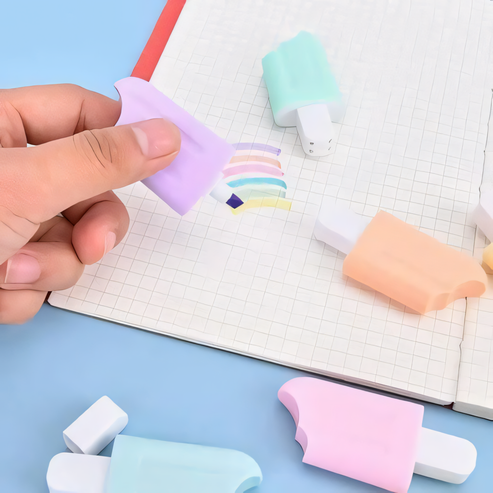 ICE CREAM HIGHLIGHTER 6PCS