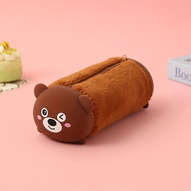 Expandable Fur  Pouch