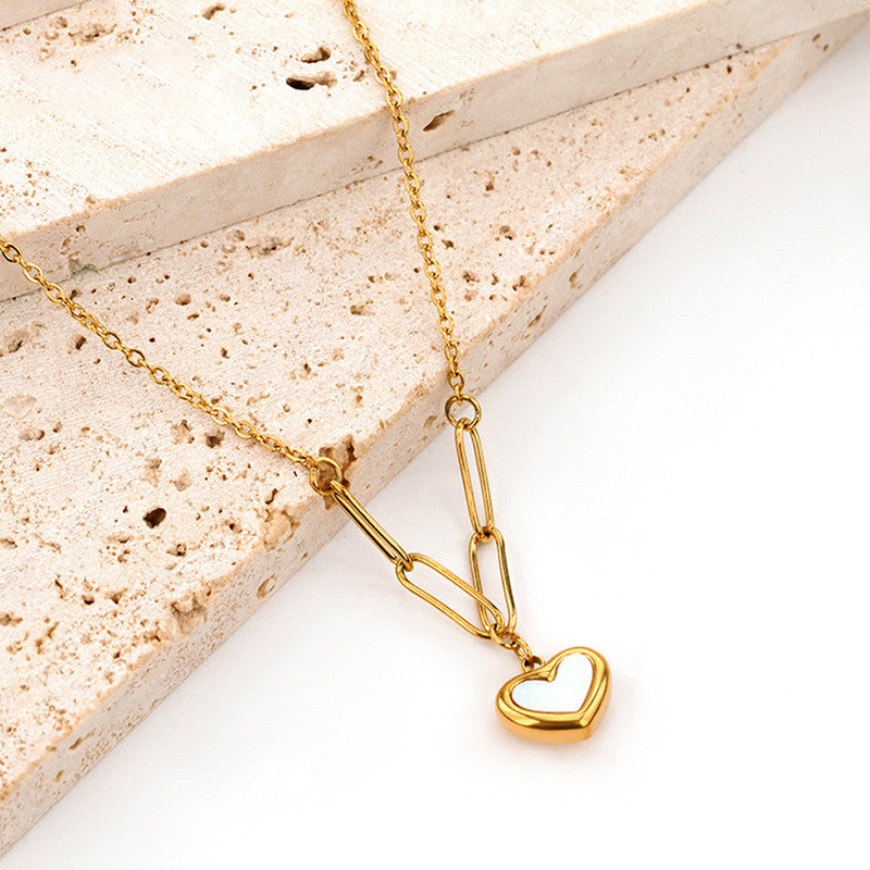Anti Tarnish Heart Themed Pendant