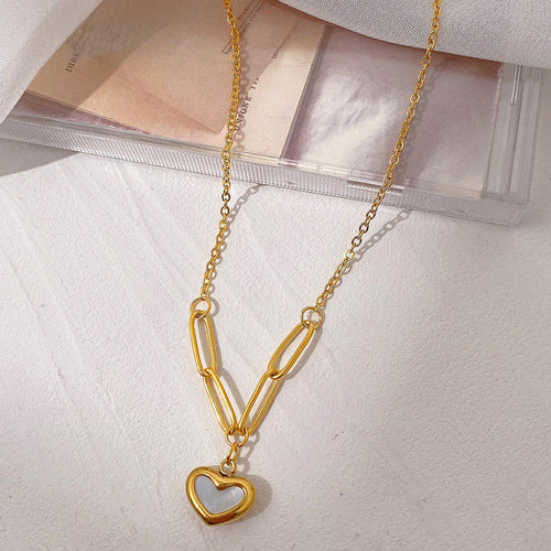 Anti Tarnish Heart Themed Pendant