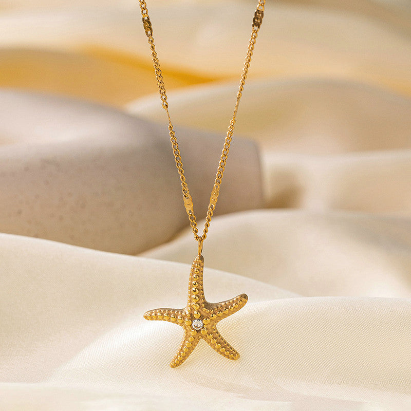 Anti Tarnish Stainless Steel Star Themed Pendant
