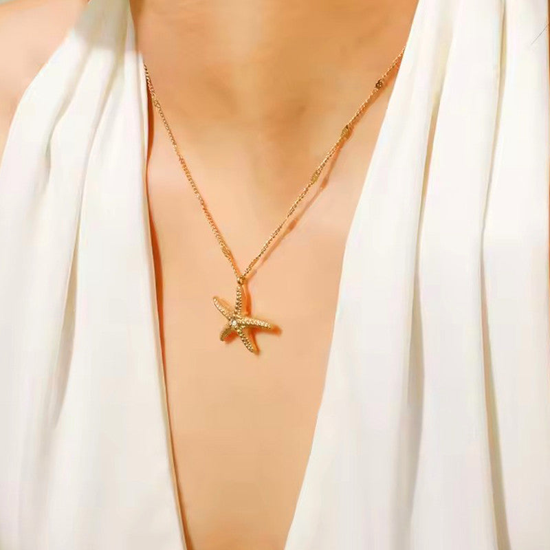 Anti Tarnish Stainless Steel Star Themed Pendant