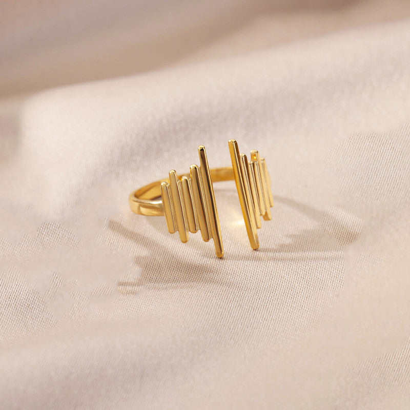 Anti Tarnish Stainless Steel Contemporary Adjustable Finger Ring