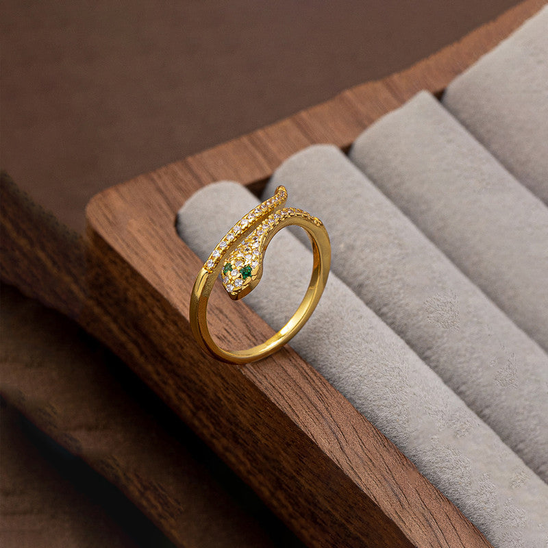 Snake Themed Adjustable Finger Ring