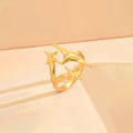 Anti Tarnish Stainless Steel Star Themed Ring