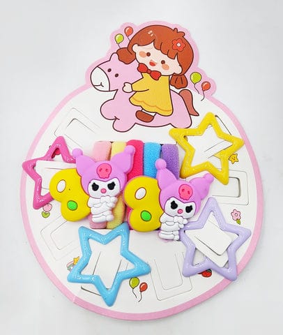 Kawaii Anime Cartoon Cloud Hair Barrettes-Pack of 9