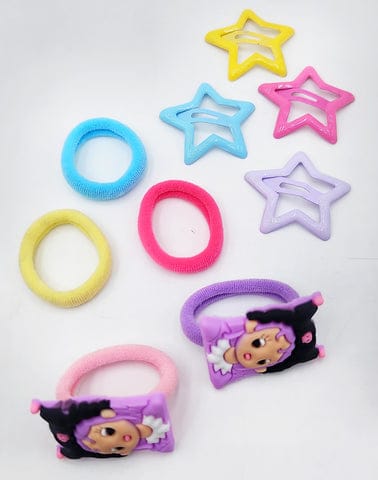 Kawaii Anime Cartoon Cloud Hair Barrettes-Pack of 9