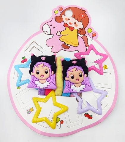 Kawaii Anime Cartoon Cloud Hair Barrettes-Pack of 9