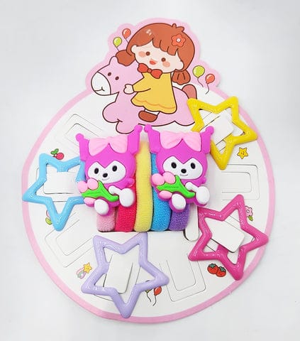Kawaii Anime Cartoon Cloud Hair Barrettes-Pack of 9