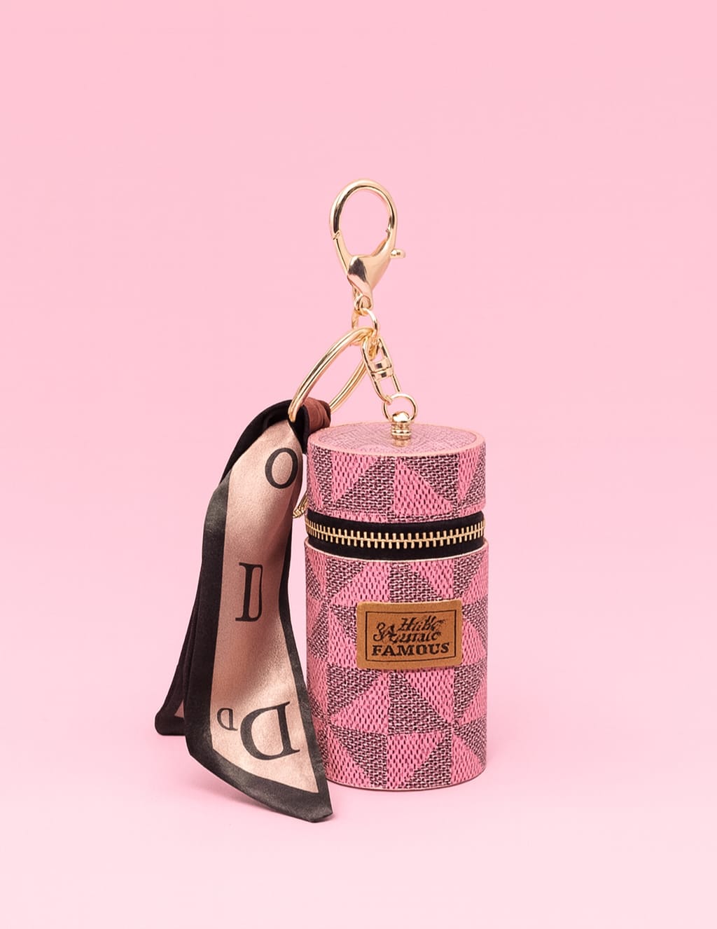Mini Leather Coin Pouch Keychain