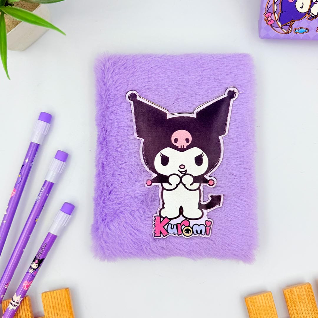 A5 fur notebook