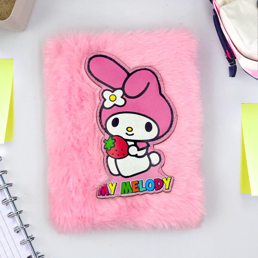 A5 fur notebook