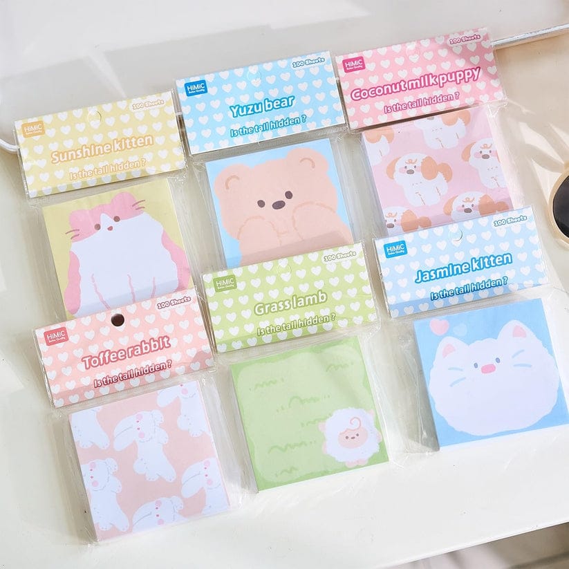 Cute Animals kawaii Sticky Notes