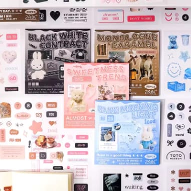 Decorative journaling stickers