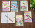 Unicorn mini Spiral Diary with Pen (Small)