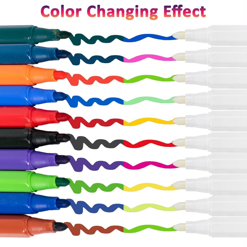 Magic Colour Changing Sketch Pen Set 12 Color