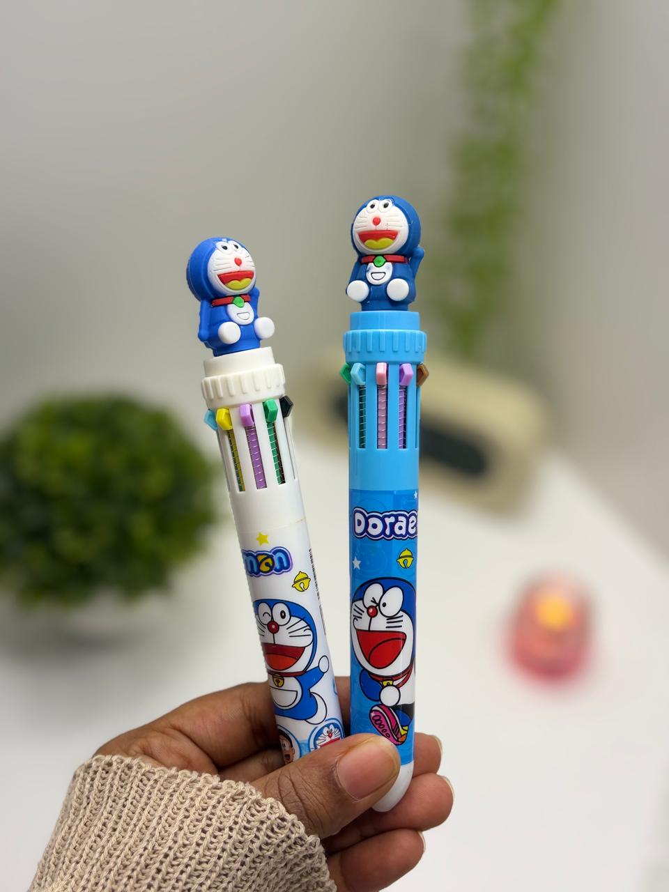 Cute Doraemon Multi colour pen 1 pcs