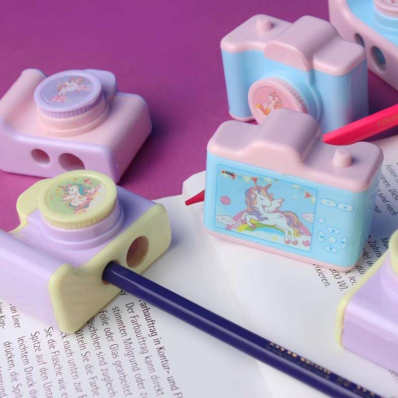 Camera shaped sharpner