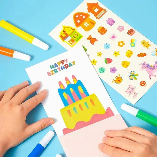 Rainbow Scratch Painting Set
