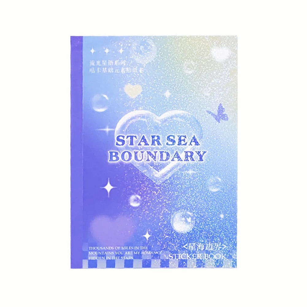 Star Series Holographic Sticker Book