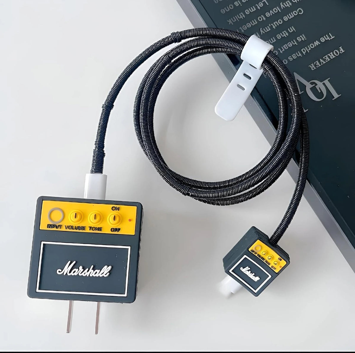 Cute Marshall Speaker Silicone Charger Cover for iPhone 18W/20W USB-C Charger