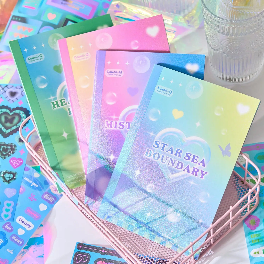 Star Series Holographic Sticker Book