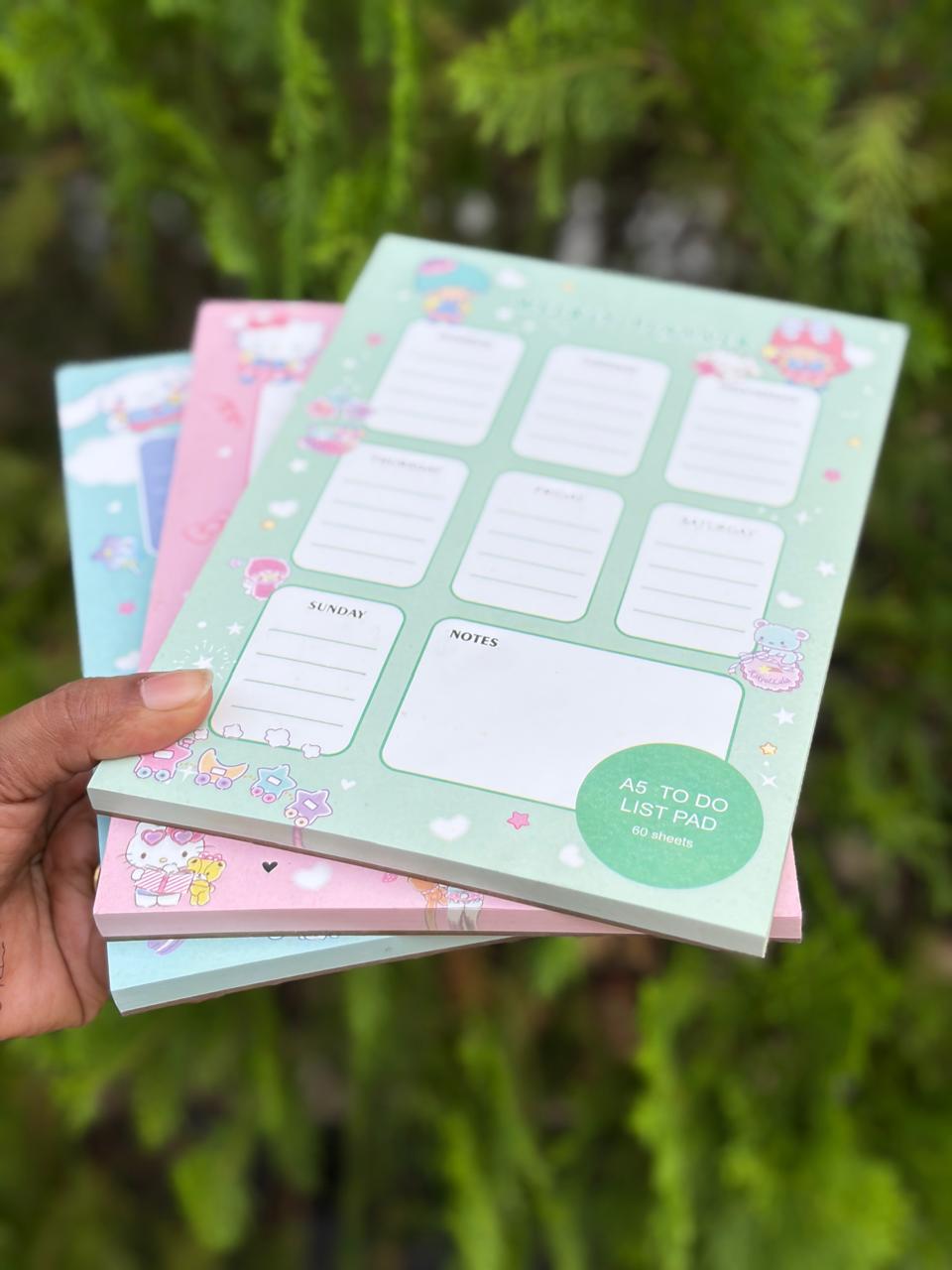 Kawaii Weekly Planner 1 pcs