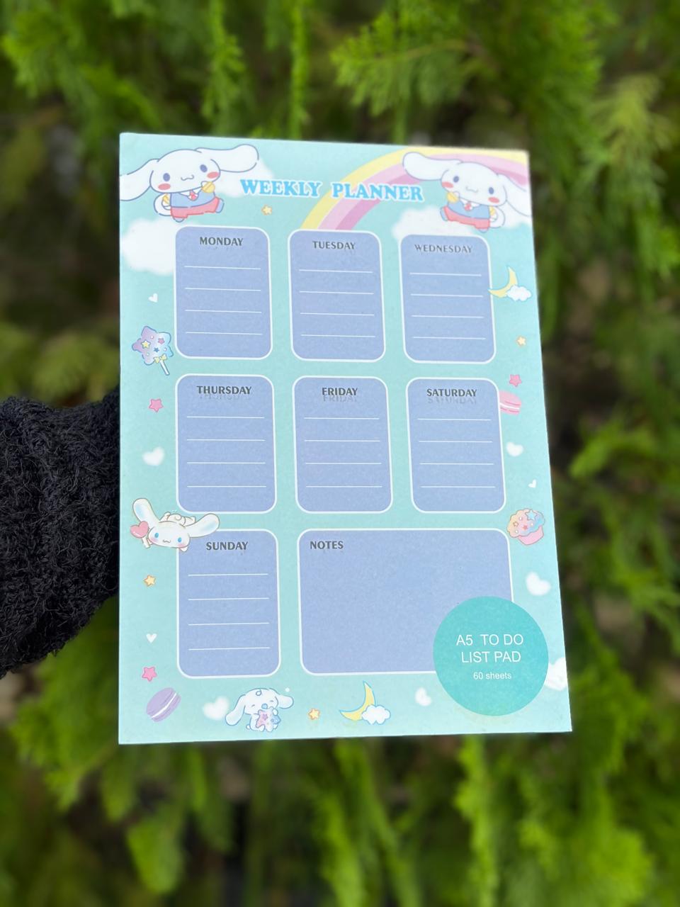 Kawaii Weekly Planner 1 pcs